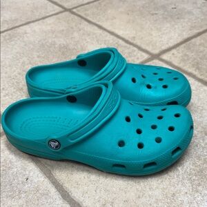 CROCS Teal Mules & Clogs